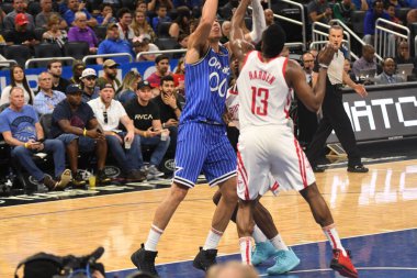 Orlando Magic, Houston Rockets 'a 13 Ocak 2019 tarihinde Amway Arena' da ev sahipliği yaptı. Fotoğraf: Marty Jean-Louis