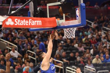 Orlando Magic, 7 Şubat 2019 'da Orlando, Florida' da Amway Arena 'da Minnesota Timberwolves' a ev sahipliği yapar. Fotoğraf: Marty Jean-Louis