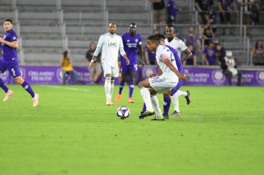 Orlando City 20 Şubat 2019 Çarşamba günü Orlando Fl 'daki Orlando City Stadyumu' nda New England 'a ev sahipliği yaptı. Fotoğraf: Marty Jean-Louis