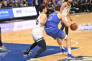 Orlando Magic, 7 Şubat 2019 'da Orlando, Florida' da Amway Arena 'da Minnesota Timberwolves' a ev sahipliği yapar. Fotoğraf: Marty Jean-Louis