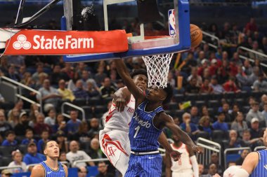 Orlando Magic, Houston Rockets 'a 13 Ocak 2019 tarihinde Amway Arena' da ev sahipliği yaptı. Fotoğraf: Marty Jean-Louis
