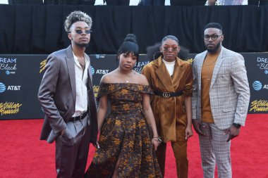 29 Mart 2019 Cumartesi günü Las Vegas 'taki Orleans Resort' ta düzenlenen 34. Yıldız Ödülleri sırasında çekilen kırmızı halı fotoğrafları. Fotoğraf: Marty Jean-Louis