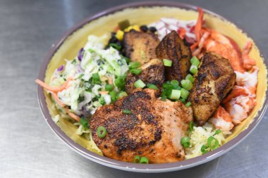 Lokantadaki lezzetli yemekler Fotoğraf: Marty Jean-Louis