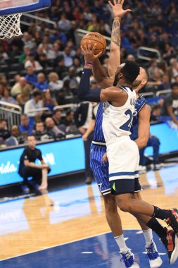 Orlando Magic, 7 Şubat 2019 'da Orlando, Florida' da Amway Arena 'da Minnesota Timberwolves' a ev sahipliği yapar. Fotoğraf: Marty Jean-Louis