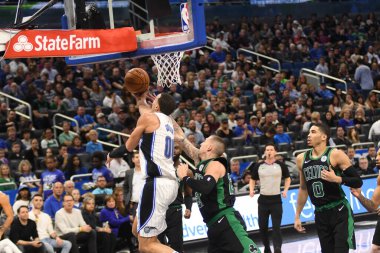 Orlando Magic 12 Ocak 2019 tarihinde Boston Celtics 'e Amway Stadyumu' nda ev sahipliği yaptı. Fotoğraf: Marty Jean-Louis