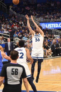 Orlando Magic, 7 Şubat 2019 'da Orlando, Florida' da Amway Arena 'da Minnesota Timberwolves' a ev sahipliği yapar. Fotoğraf: Marty Jean-Louis