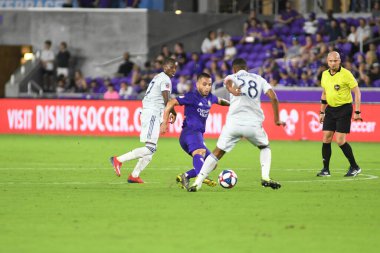 Orlando City 20 Şubat 2019 Çarşamba günü Orlando Fl 'daki Orlando City Stadyumu' nda New England 'a ev sahipliği yaptı. Fotoğraf: Marty Jean-Louis