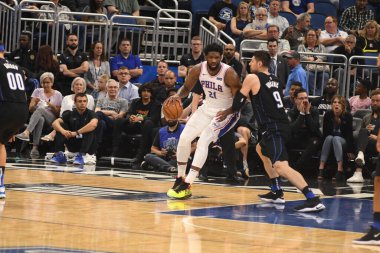 Orlando Magic, 25 Mart 2019 tarihinde Orlando Florida 'daki Amway Arena' da Philadelphia 76ers 'a ev sahipliği yaptı. Fotoğraf: Marty Jean-Louis