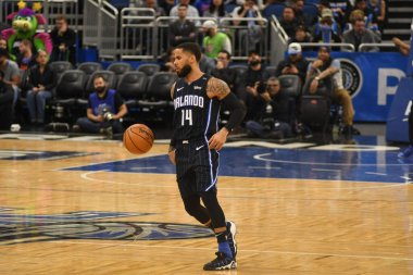 Orlando Magic 29 Ocak 2019 'da Orlando Florida' daki Amway Center 'da OklahomaCity Thunder' a ev sahipliği yapar. Fotoğraf: Marty Jean-Louis