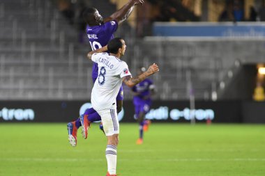 Orlando City 20 Şubat 2019 Çarşamba günü Orlando Fl 'daki Orlando City Stadyumu' nda New England 'a ev sahipliği yaptı. Fotoğraf: Marty Jean-Louis