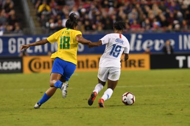 SheBelieves Kupası Finali, 5 Mart 2019 'da Tampa Florida Raymond James Stadyumu' nda ABD ile Brezilya arasında oynanacak. Fotoğraf: Marty Jean-Louis