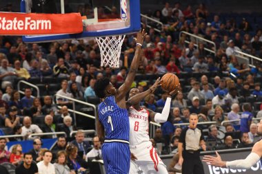 Orlando Magic, Houston Rockets 'a 13 Ocak 2019 tarihinde Amway Arena' da ev sahipliği yaptı. Fotoğraf: Marty Jean-Louis