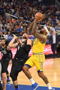 Orlando Magic, 28 Şubat 2019 'da Orlando Florida' daki Amway Center 'da Golden State Warriors' a ev sahipliği yaptı. Fotoğraf: Marty Jean-Louis