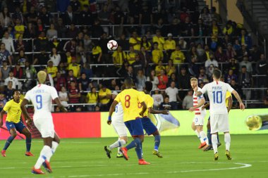 ABD Erkekler Milli Takımı 21 Mart 2019 tarihinde Orlando Florida 'daki Orlando City Stadyumu' nda Ekvador Milli Takımı 'na ev sahipliği yaptı. Fotoğraf: Marty Jean-Louis