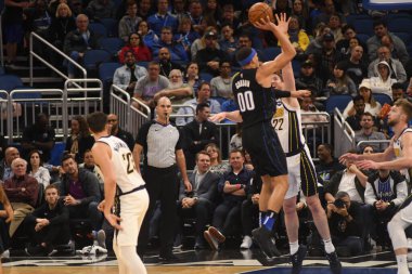 Orlando Magic, 31 Ocak 2019 tarihinde Orlando Florida 'daki Amway Center' da Indiana Pacers 'a ev sahipliği yapmaktadır. Fotoğraf: Marty Jean-Louis
