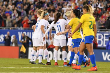 SheBelieves Kupası Finali, 5 Mart 2019 'da Tampa Florida Raymond James Stadyumu' nda ABD ile Brezilya arasında oynanacak. Fotoğraf: Marty Jean-Louis