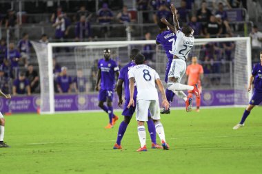 Orlando City 20 Şubat 2019 Çarşamba günü Orlando Fl 'daki Orlando City Stadyumu' nda New England 'a ev sahipliği yaptı. Fotoğraf: Marty Jean-Louis