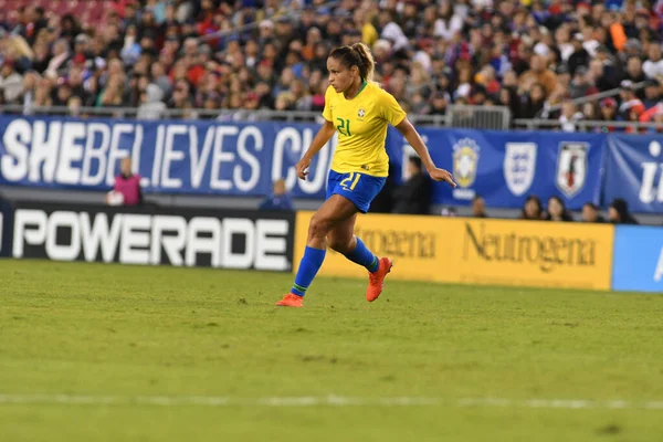 Shebelieves Cup Final Usa Brazílie Stadionu Raymond James Tampě Floridě — Stock fotografie