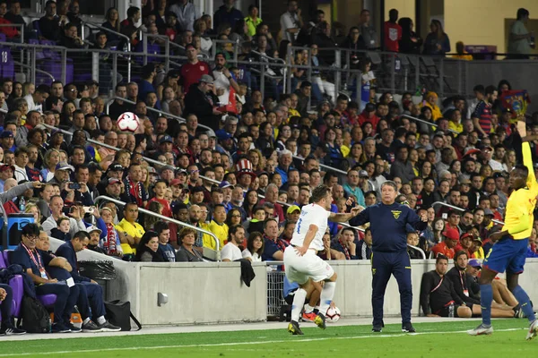 Men National Team Host Ecuador National Team Orlando City Stadium — Stock Photo, Image