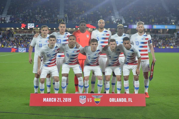 ABD Erkekler Milli Takımı 21 Mart 2019 tarihinde Orlando Florida 'daki Orlando City Stadyumu' nda Ekvador Milli Takımı 'na ev sahipliği yaptı. Fotoğraf: Marty Jean-Louis