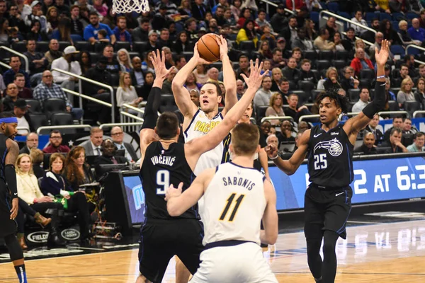Orlando Magic, 31 Ocak 2019 tarihinde Orlando Florida 'daki Amway Center' da Indiana Pacers 'a ev sahipliği yapmaktadır. Fotoğraf: Marty Jean-Louis