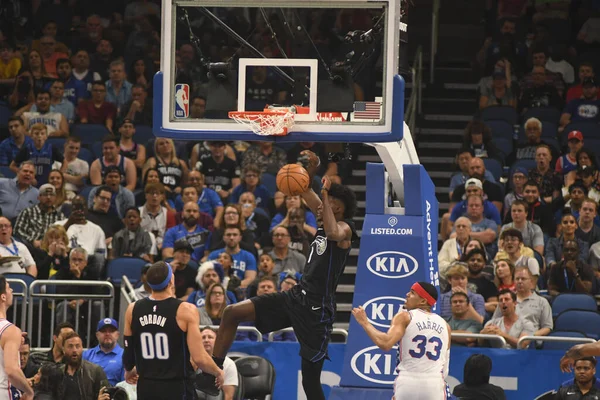 Orlando Magic Värd För Philadelphia 76Ers Amway Arena Orlando Florida — Stockfoto