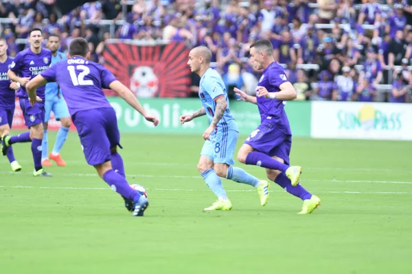 Orlando City Värd För New York City Orlando City Stadium — Stockfoto