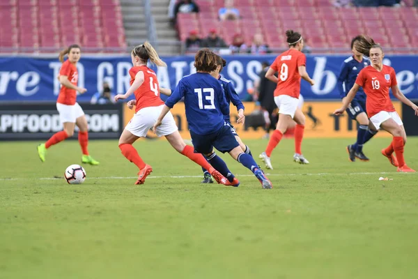 Japonya, İngiltere 'ye karşı Raymond James Stadyumu' nda 5 Mart 2019 'da Tampa Florida' da. Fotoğraf: Marty Jean-Louis