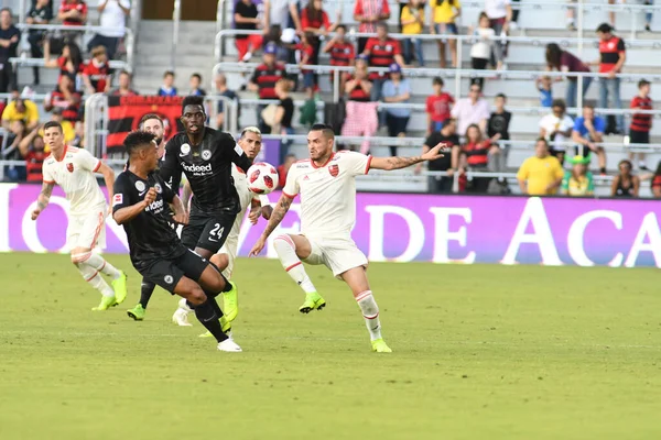 Flamengo Eintracht Frankfurt Στο Orlando City Stadium Σάββατο Ιανουαρίου 2019 — Φωτογραφία Αρχείου