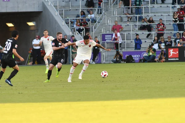 Flamengo Eintracht Frankfurt Στο Orlando City Stadium Σάββατο Ιανουαρίου 2019 — Φωτογραφία Αρχείου