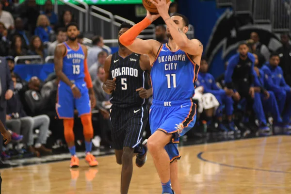 Orlando Magic Organizuje Oklahomacity Thunder Amway Center Orlando Florydzie Stycznia — Zdjęcie stockowe