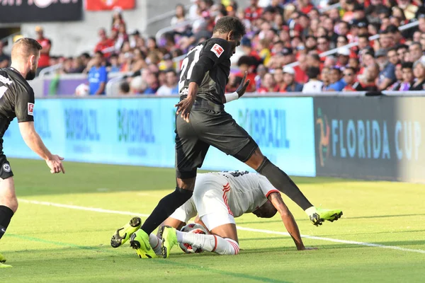 Flamengo Eintracht Frankfurt Orlando City Stadium Sábado Janeiro 2019 Crédito — Fotografia de Stock