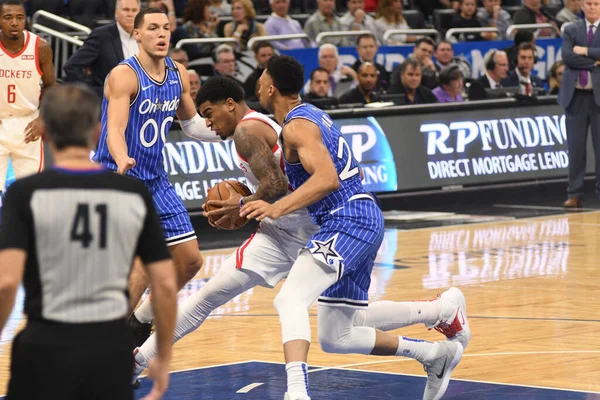 Orlando Magic Värd För Houston Rockets Amway Arena Söndagen Den — Stockfoto