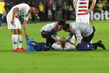 ABD Erkekler Milli Takımı 21 Mart 2019 tarihinde Orlando Florida 'daki Orlando City Stadyumu' nda Ekvador Milli Takımı 'na ev sahipliği yaptı. Fotoğraf: Marty Jean-Louis