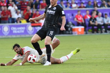 Flamengo Eintracht Frankfurt 'a karşı 12 Ocak 2019 Cumartesi günü Orlando City Stadyumu' nda. Fotoğraf: Marty Jean-Louis