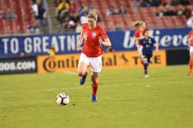 Japonya, İngiltere 'ye karşı Raymond James Stadyumu' nda 5 Mart 2019 'da Tampa Florida' da. Fotoğraf: Marty Jean-Louis