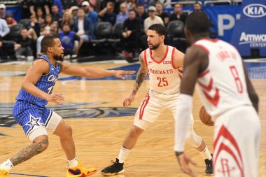 Orlando Magic, Houston Rockets 'a 13 Ocak 2019 tarihinde Amway Arena' da ev sahipliği yaptı. Fotoğraf: Marty Jean-Louis