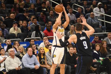 Orlando Magic, 31 Ocak 2019 tarihinde Orlando Florida 'daki Amway Center' da Indiana Pacers 'a ev sahipliği yapmaktadır. Fotoğraf: Marty Jean-Louis