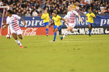 SheBelieves Kupası Finali, 5 Mart 2019 'da Tampa Florida Raymond James Stadyumu' nda ABD ile Brezilya arasında oynanacak. Fotoğraf: Marty Jean-Louis