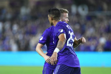Orlando City 20 Şubat 2019 Çarşamba günü Orlando Fl 'daki Orlando City Stadyumu' nda New England 'a ev sahipliği yaptı. Fotoğraf: Marty Jean-Louis