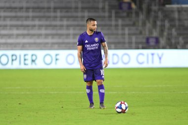 Orlando City 20 Şubat 2019 Çarşamba günü Orlando Fl 'daki Orlando City Stadyumu' nda New England 'a ev sahipliği yaptı. Fotoğraf: Marty Jean-Louis