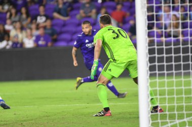 Orlando City 20 Şubat 2019 Çarşamba günü Orlando Fl 'daki Orlando City Stadyumu' nda New England 'a ev sahipliği yaptı. Fotoğraf: Marty Jean-Louis