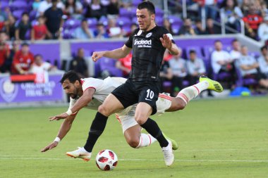 Flamengo Eintracht Frankfurt 'a karşı 12 Ocak 2019 Cumartesi günü Orlando City Stadyumu' nda. Fotoğraf: Marty Jean-Louis