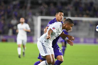 Orlando City 20 Şubat 2019 Çarşamba günü Orlando Fl 'daki Orlando City Stadyumu' nda New England 'a ev sahipliği yaptı. Fotoğraf: Marty Jean-Louis