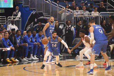 Orlando Magic, Houston Rockets 'a 13 Ocak 2019 tarihinde Amway Arena' da ev sahipliği yaptı. Fotoğraf: Marty Jean-Louis