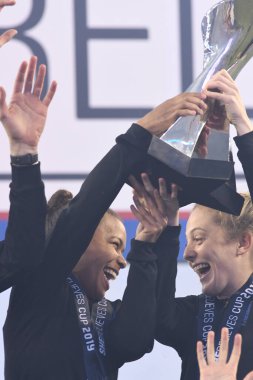 SheBelieves Kupası, 5 Mart 2019 tarihinde Tampa Florida Raymond James Stadyumu 'nda İngiltere' yi şampiyon ilan etmiştir. Fotoğraf: Marty Jean-Louis