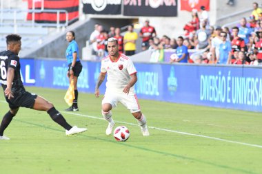 Flamengo Eintracht Frankfurt 'a karşı 12 Ocak 2019 Cumartesi günü Orlando City Stadyumu' nda. Fotoğraf: Marty Jean-Louis