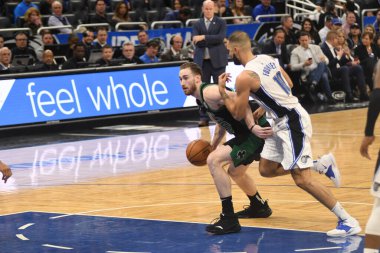 Orlando Magic 12 Ocak 2019 tarihinde Boston Celtics 'e Amway Stadyumu' nda ev sahipliği yaptı. Fotoğraf: Marty Jean-Louis