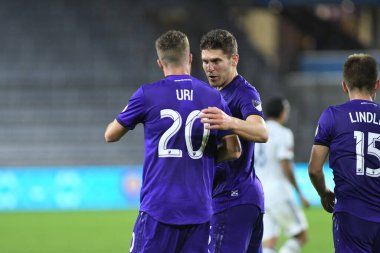 Orlando City 20 Şubat 2019 Çarşamba günü Orlando Fl 'daki Orlando City Stadyumu' nda New England 'a ev sahipliği yaptı. Fotoğraf: Marty Jean-Louis