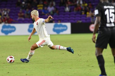 Flamengo Eintracht Frankfurt 'a karşı 12 Ocak 2019 Cumartesi günü Orlando City Stadyumu' nda. Fotoğraf: Marty Jean-Louis